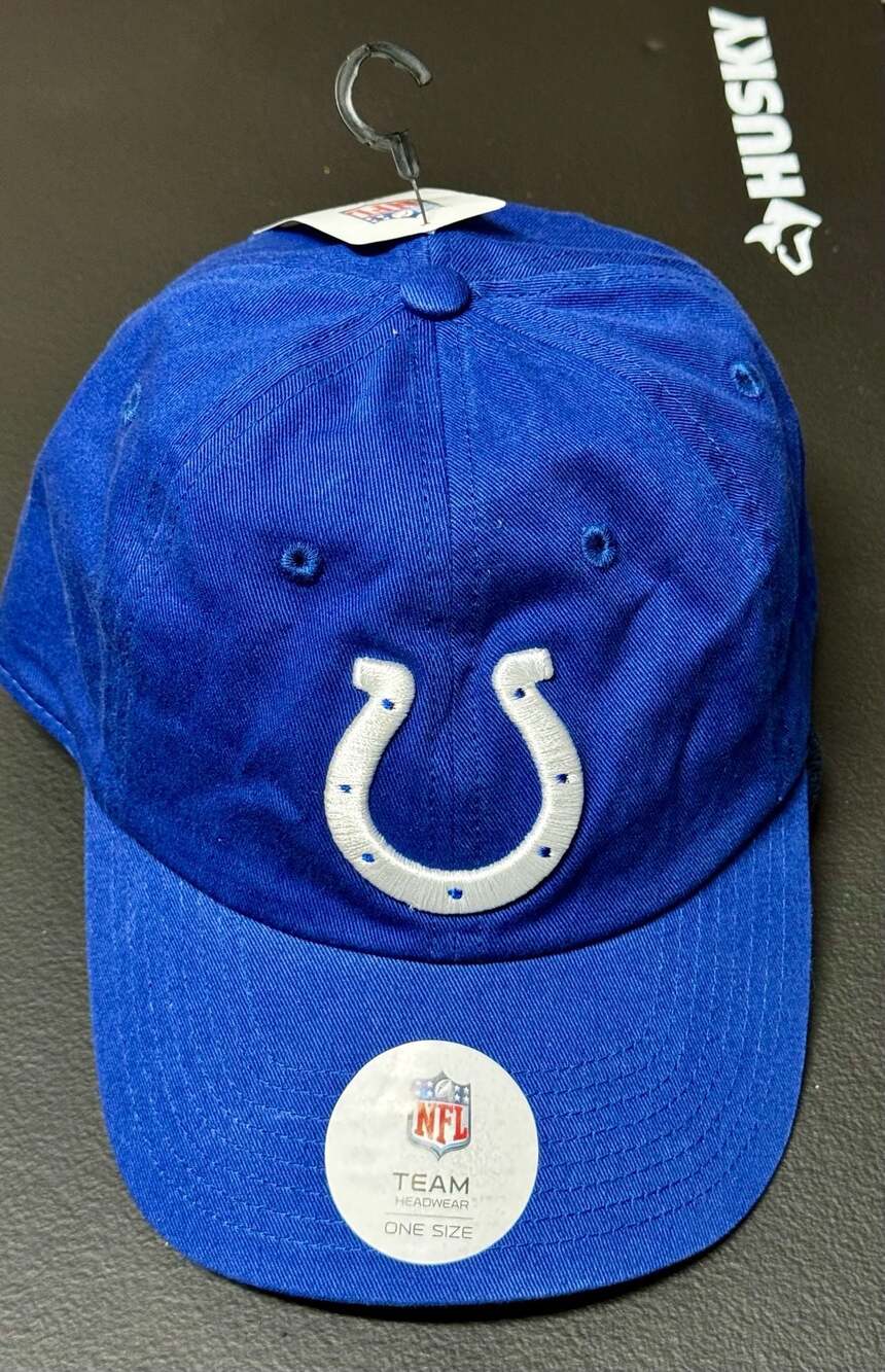 H15 Indianapolis Colts NFL Team Apparel Royal Blue Baseball Cap, NWT
